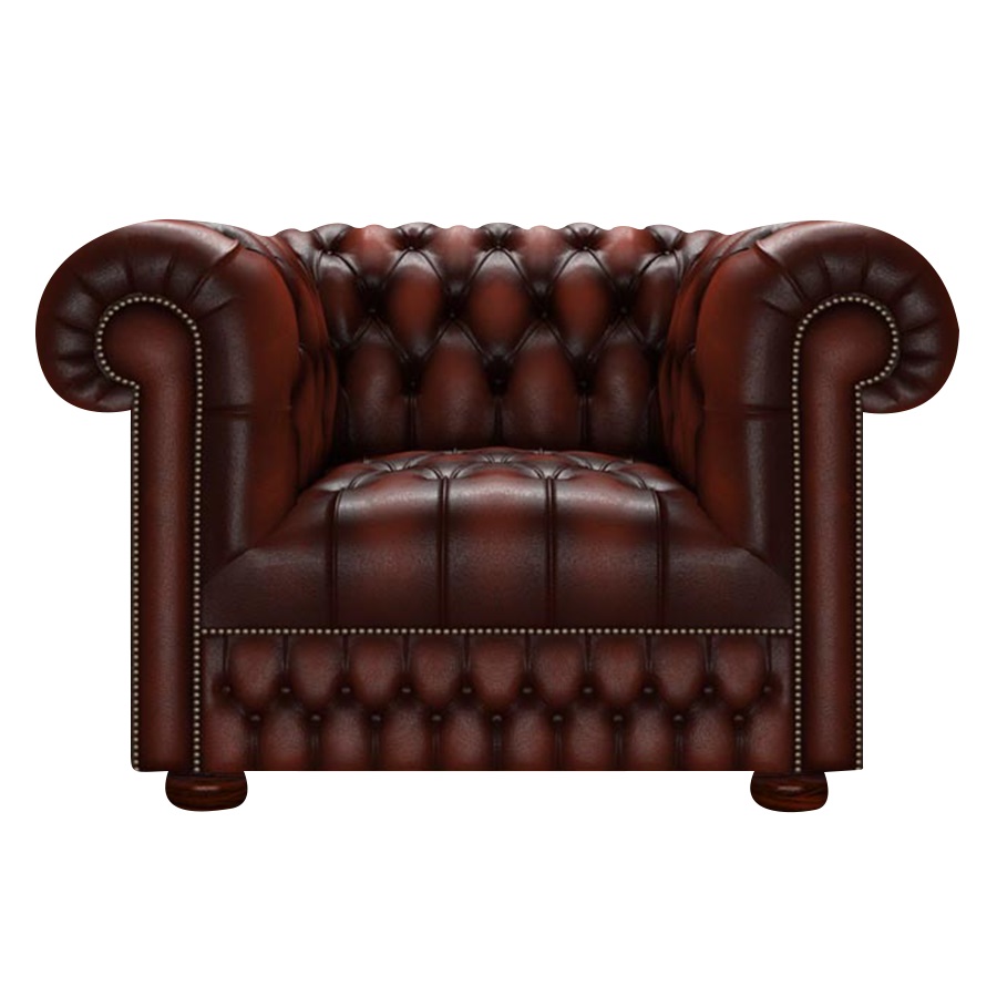 CROMWELL CHESTERFIELD FÅTÖLJ ANTIQUE CHESTNUT i gruppen  hos HolyHome (Crom1A-Chestnut)